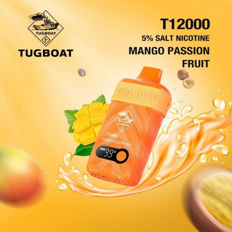 Tugboat T12000 Mango Passion Fruit