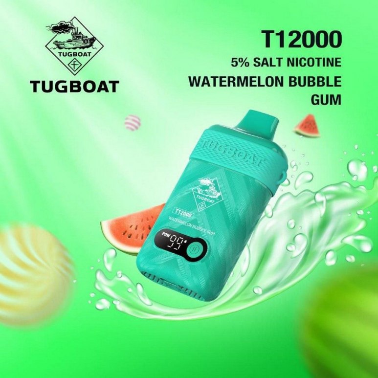 Tugboat T12000 Watermelon Bubble Gum