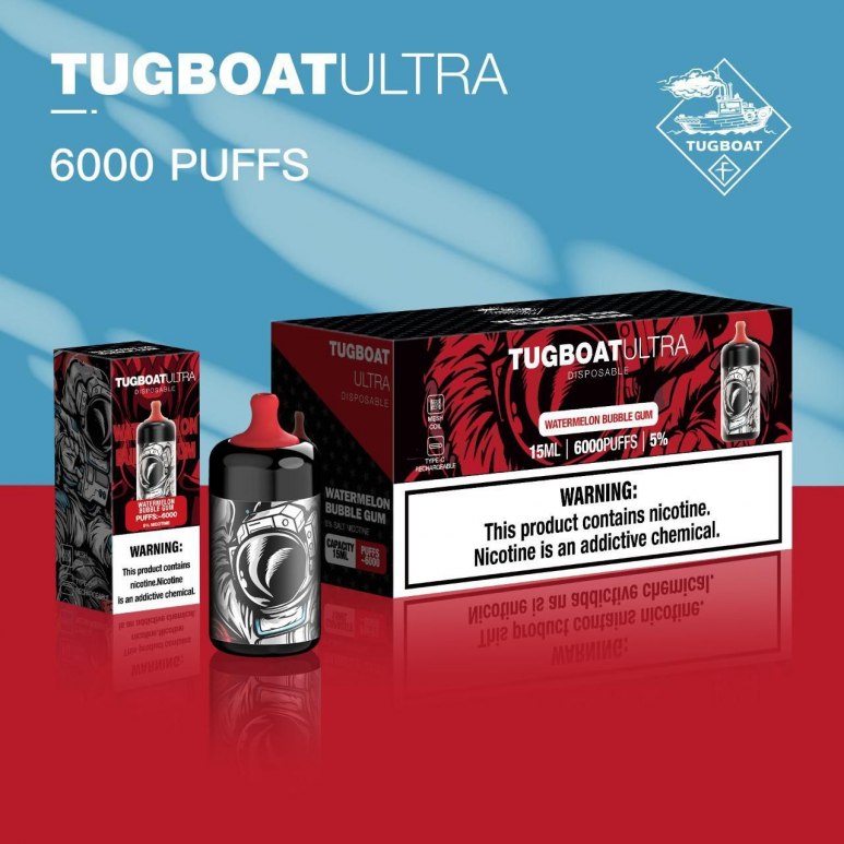 Tugboat Ultra Watermelon Bubblegum 6000 Puffs