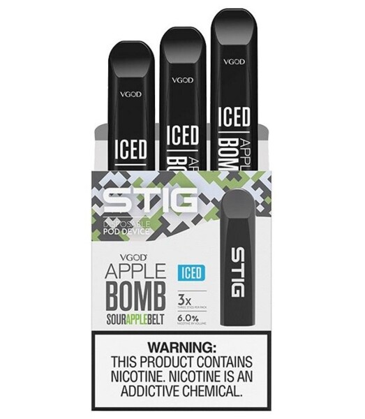 Stig VGOD Apple Bomb Iced Disposable Vape