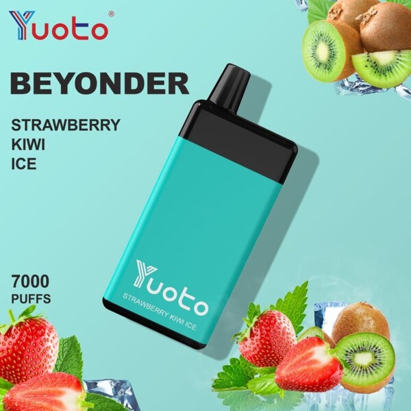 Yuoto Vape Beyonder Strawberry Kiwi Ice 7000 Puffs
