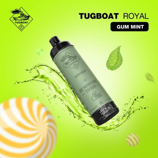 Tugboat Royal Gum Mint 50mg/13000 Puffs