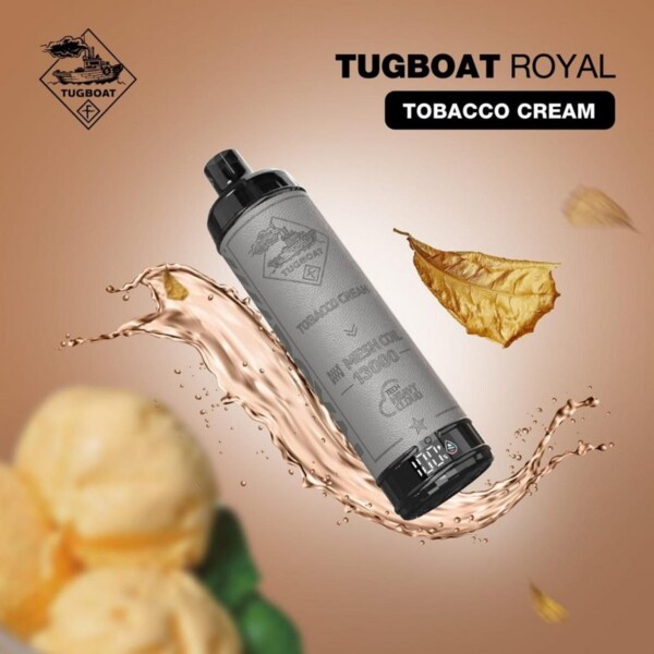 Tugboat Royal Tobacco Cream 50mg/13000 Puffs