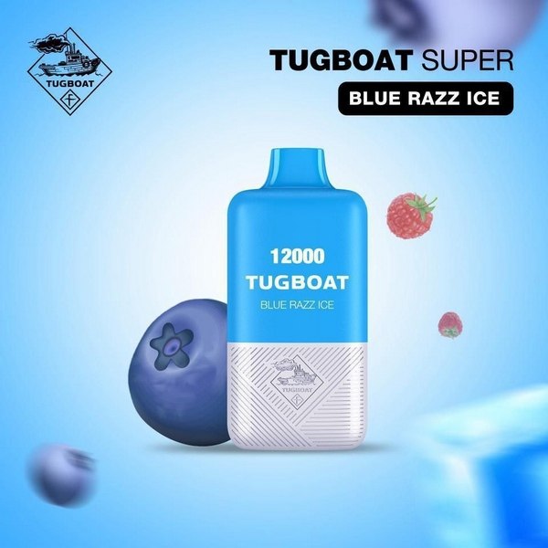 Tugboat Vape Super - Blue Razz Ice