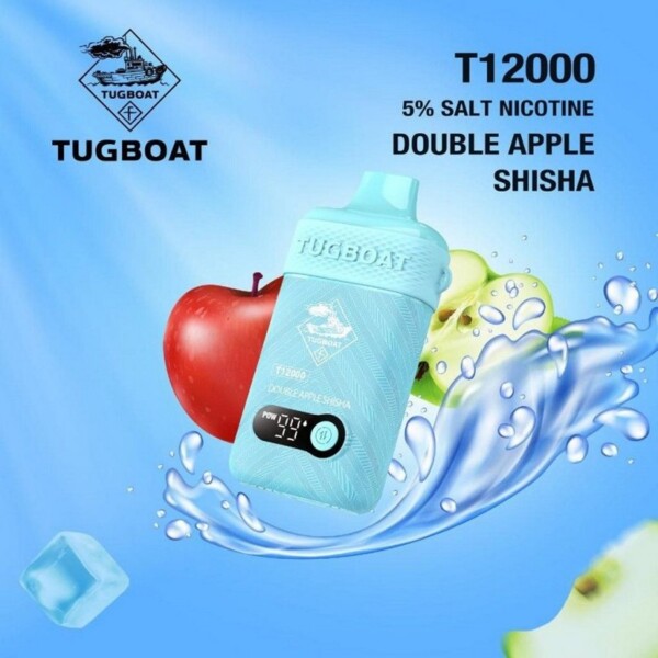 Tugboat T12000 Double Apple Shisha