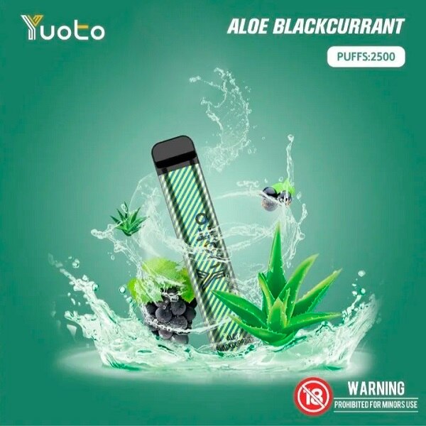 Yuoto Vape XXL Aloe Blackkurrant (2500 Puffs)
