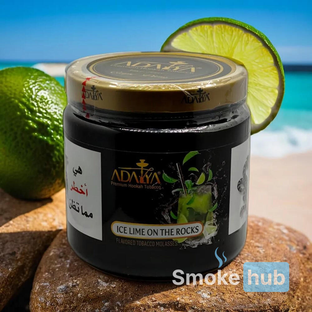 Adalya Shisha Tobacco Ice Lime on the Rocks 1kg