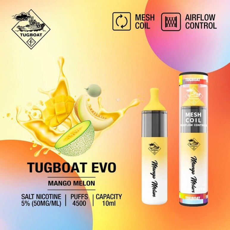 Tugboat EVO Vape - Mango Melon