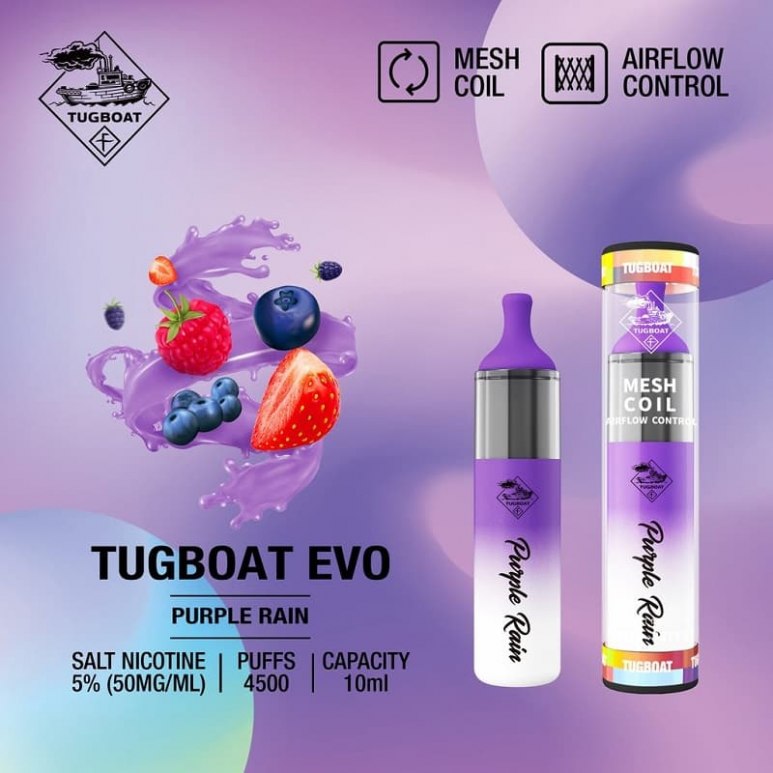 Tugboat EVO Vape - Purple Rain