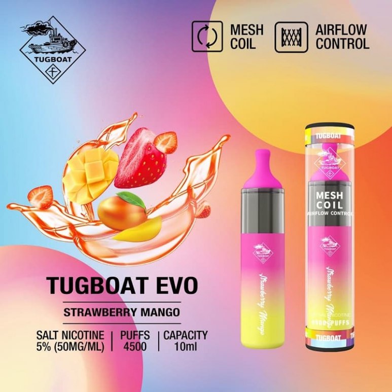 Tugboat EVO Vape - Strawberry Mango