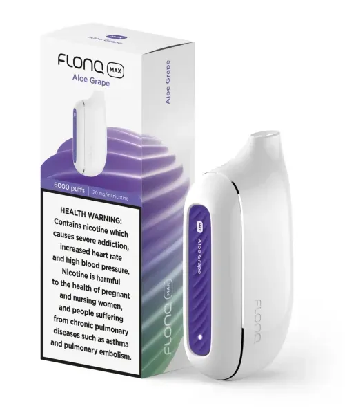 Vape Flonq Max Aloe Grape 20mg/6000 Puffs