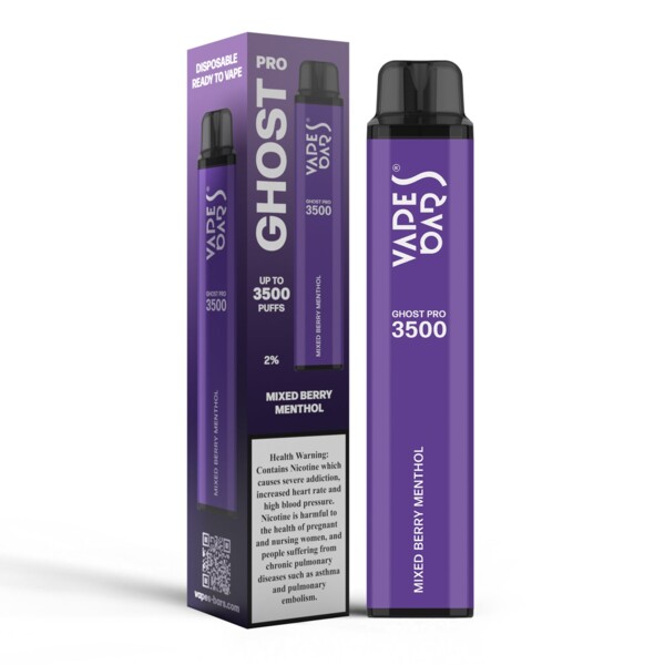 Vape Ghost Pro 3500 Mixed Berry Menthol