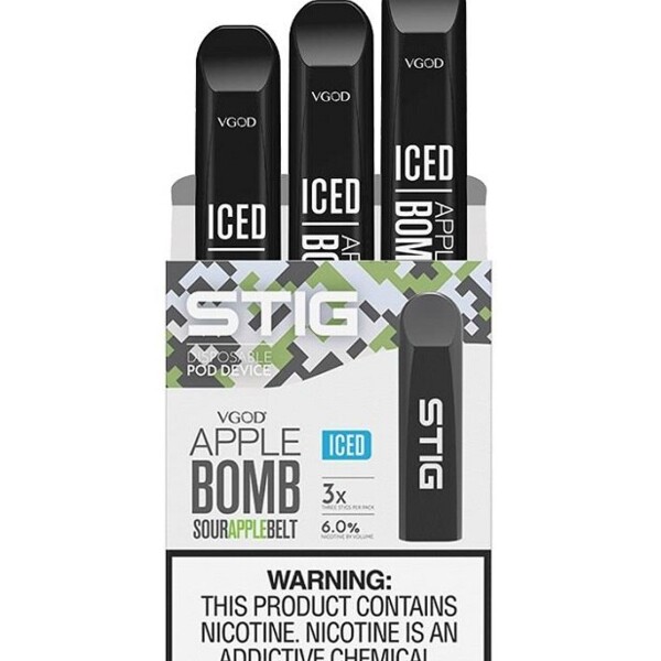 Stig VGOD Apple Bomb Iced Disposable Vape